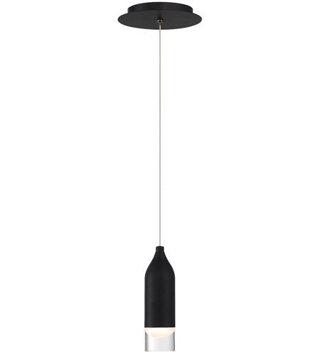 【WAC LIGHTING】アメリカ・LEDペンダントライト「Action」ブラック（L60×W60×H203-3581mm）