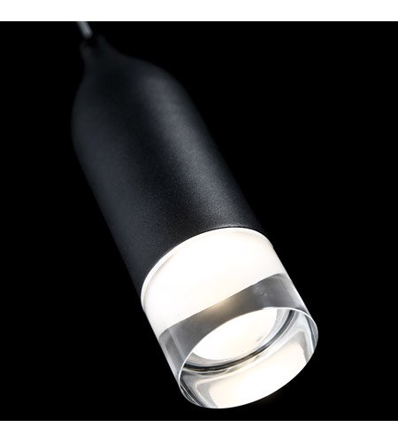【WAC LIGHTING】アメリカ・LEDペンダントライト「Action」ブラック（L60×W60×H203-3581mm）