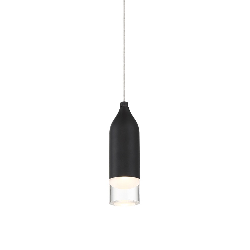 【WAC LIGHTING】アメリカ・LEDペンダントライト「Action」ブラック（L60×W60×H203-3581mm）