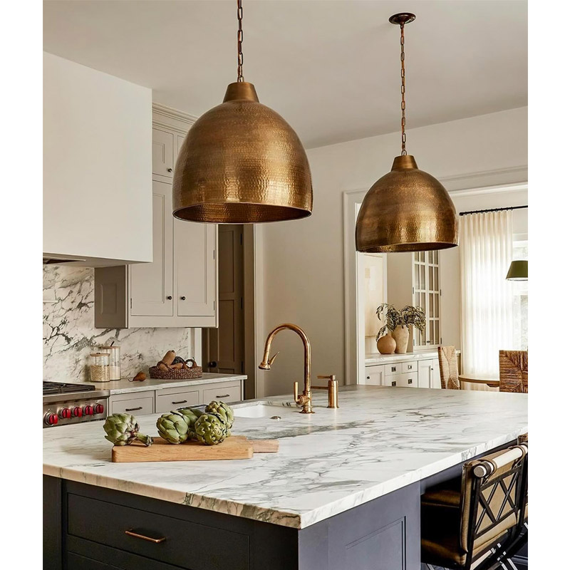 【CURREY】アメリカ・ペンダントライト 1灯「Earthshine」アンティークゴールド（φ558×H546mm）