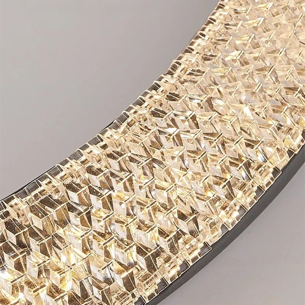 フープ照明　モダンペンダントライト　ブラック　1～3ring（φ400～800mm）