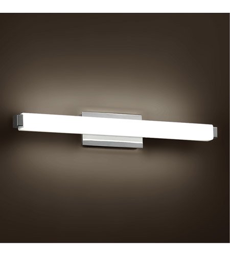 【Modern Forms】アメリカ・デザイン照明 ウォールライト「Mini Vogue」 LED クローム(W457×D76×H76mm)