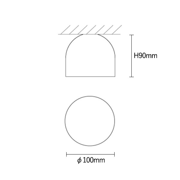 【VIBIA】 スペイン・デザイン照明「Plusminus solo」シーリングライト　全5色（φ100×H90mm）