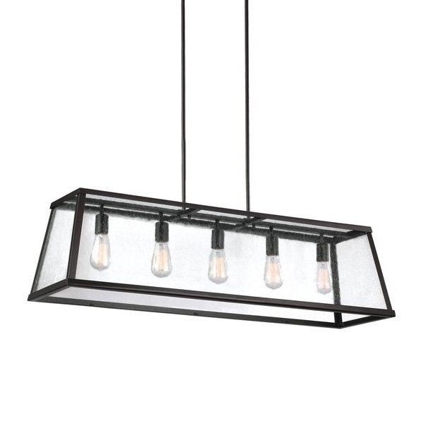 【GENERATION LIGHTING】アメリカ・FEISS Collection シャンデリア「Harrow」5灯(W1180×H300mm)