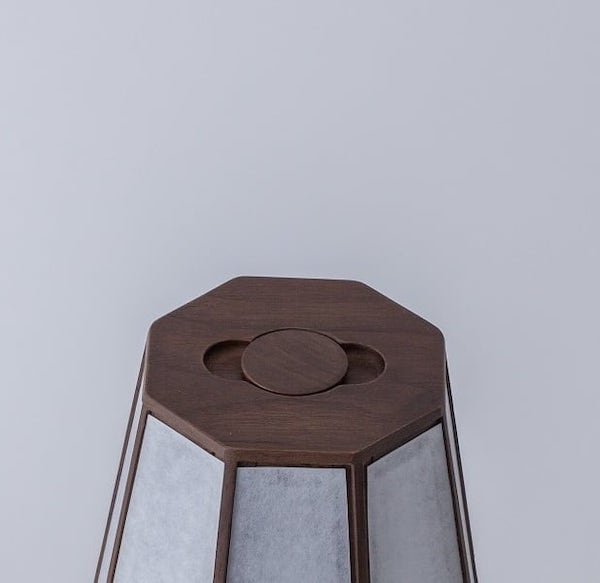 【MOARE】日本製・飛騨木のサステナブルな木製照明「折々フロアスタンド」フロアライト 1灯(Φ360×H1100mm)