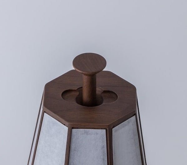 【MOARE】日本製・飛騨木のサステナブルな木製照明「折々フロアスタンド」フロアライト 1灯(Φ360×H1100mm)