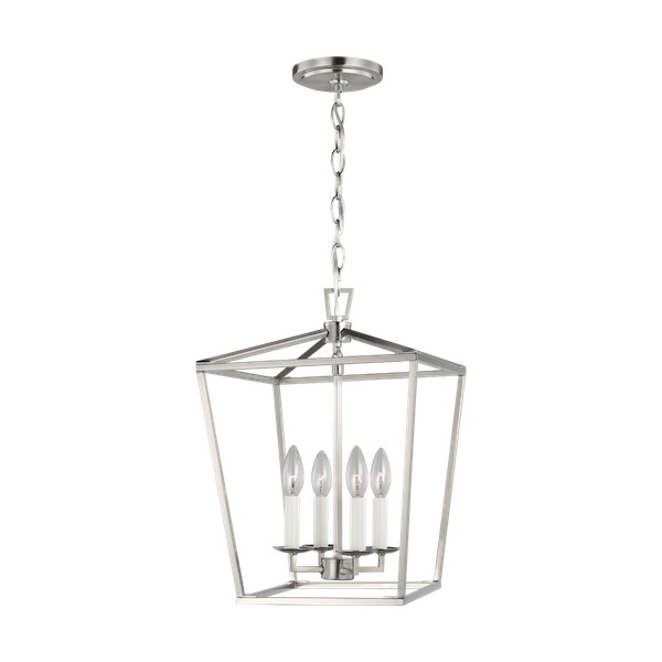 【GENERATION LIGHTING】アメリカ・Sea Gull Collectionペンダントライト「Dianna」4灯 ニッケル (W318×D318×H458mm)