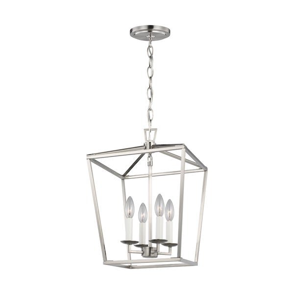 【GENERATION LIGHTING】アメリカ・Sea Gull Collectionペンダントライト「Dianna」4灯 ニッケル (W318×D318×H458mm)