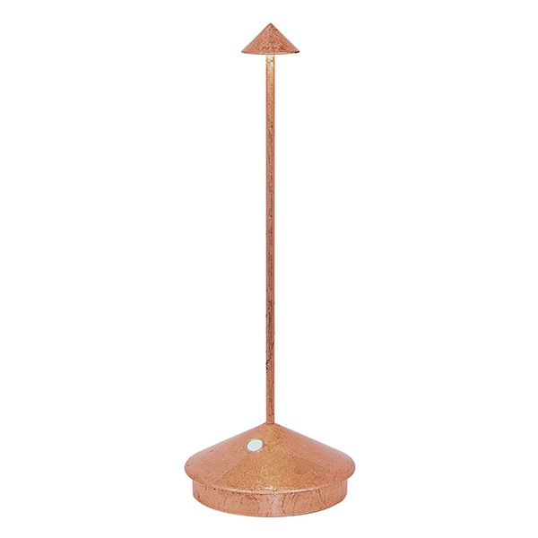 【zafferano】イタリア・「Pina」ピナ プロ テーブル ランプ コッパー（Φ105xH290mm）