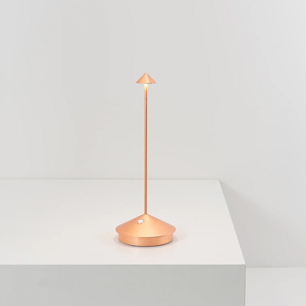 【zafferano】イタリア・「Pina」ピナ プロ テーブル ランプ コッパー（Φ105xH290mm）