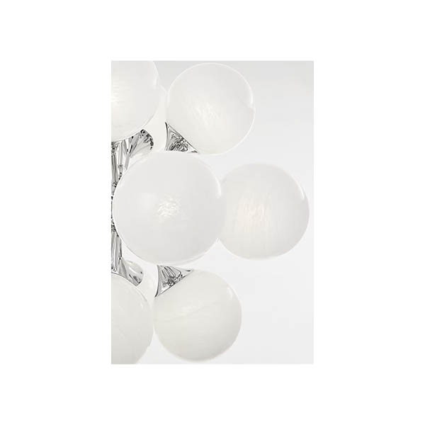 【Visual Comfort】アメリカ・デザイン照明 モダンシャンデリア「Cristol Large Tiered Chandelier」17灯・シルバー（W787×H864mm）