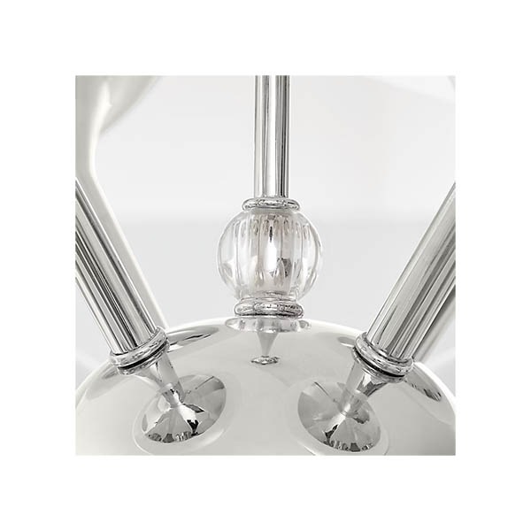 【Visual Comfort】アメリカ・デザイン照明 モダンシャンデリア「Cristol Large Tiered Chandelier」17灯・シルバー（W787×H864mm）