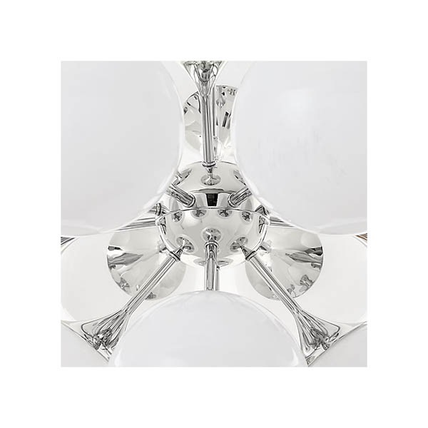 【Visual Comfort】アメリカ・デザイン照明 モダンシャンデリア「Cristol Large Tiered Chandelier」17灯・シルバー（W787×H864mm）
