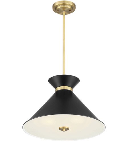 【SAVOY house】アメリカ・ デザインペンダントライト 3灯（W450×H270mm）