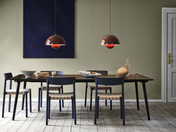 【&Tradition】デンマーク・北欧デザイン照明「Flowerpot VP2 pendant」ペンダントライト レッドブラウン(Φ500×H360mm)