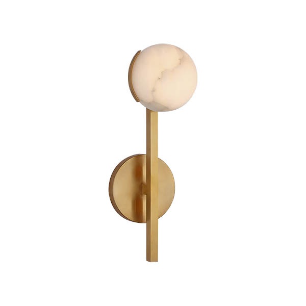 【Visual Comfort】アメリカ・ウォールライト「Pedra Petite Tail Sconce」LED　ゴールド（W114×D133×H330mm）