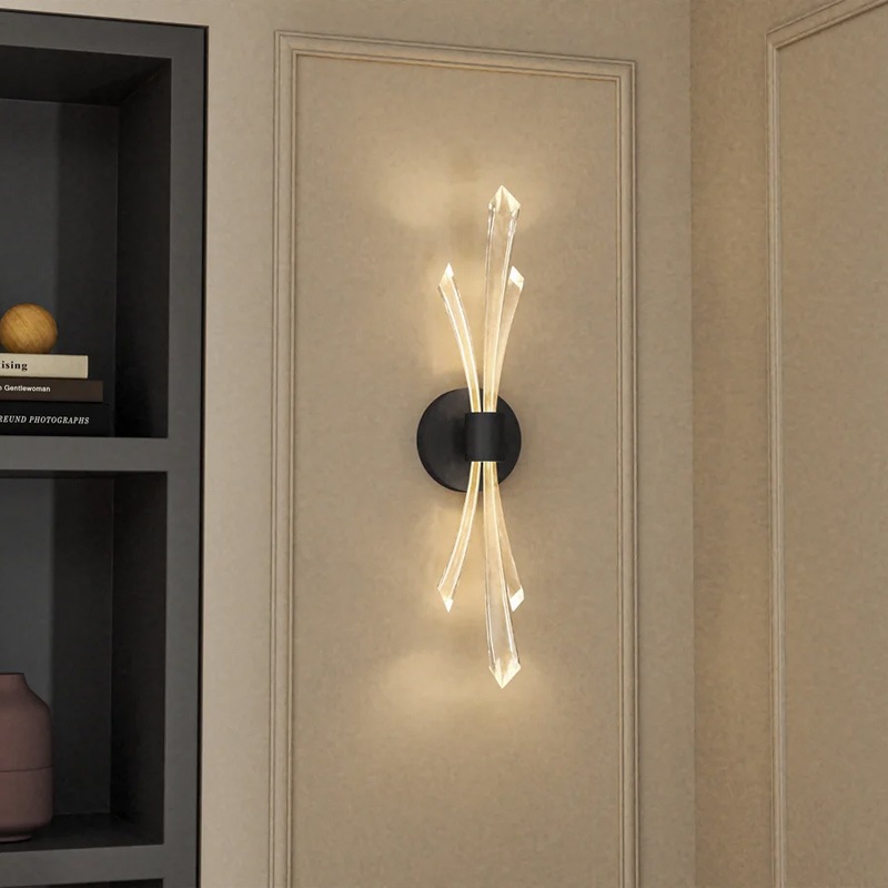 【QUOIZEL】アメリカ・デザイン照明 LEDウォールライト「Cecily」ブラック（W120×D130×H570mm）