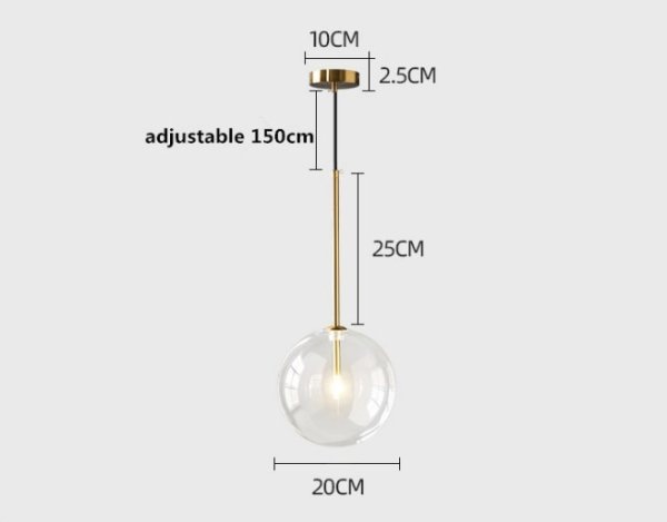 法人様・店舗様限定】ペンダントライト 1/3/4灯 ゴールド (Φ100