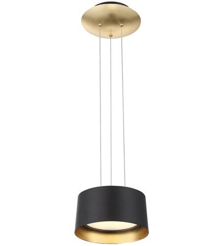 【Modern Forms】アメリカ・デザイン照明「Marimba」　LED  ブラック（Φ200×H104mm）