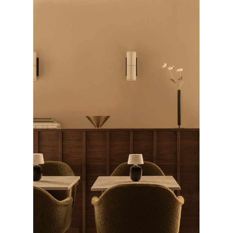 デザイン照明 ウォールランプ「Hashira wall lamp φ10 cm」1灯・ナチュラル(W127mm×H300mm)
