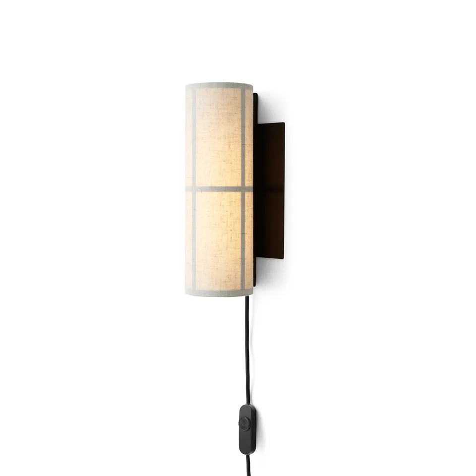 デザイン照明 ウォールランプ「Hashira wall lamp φ10 cm」1灯・ナチュラル(W127mm×H300mm)
