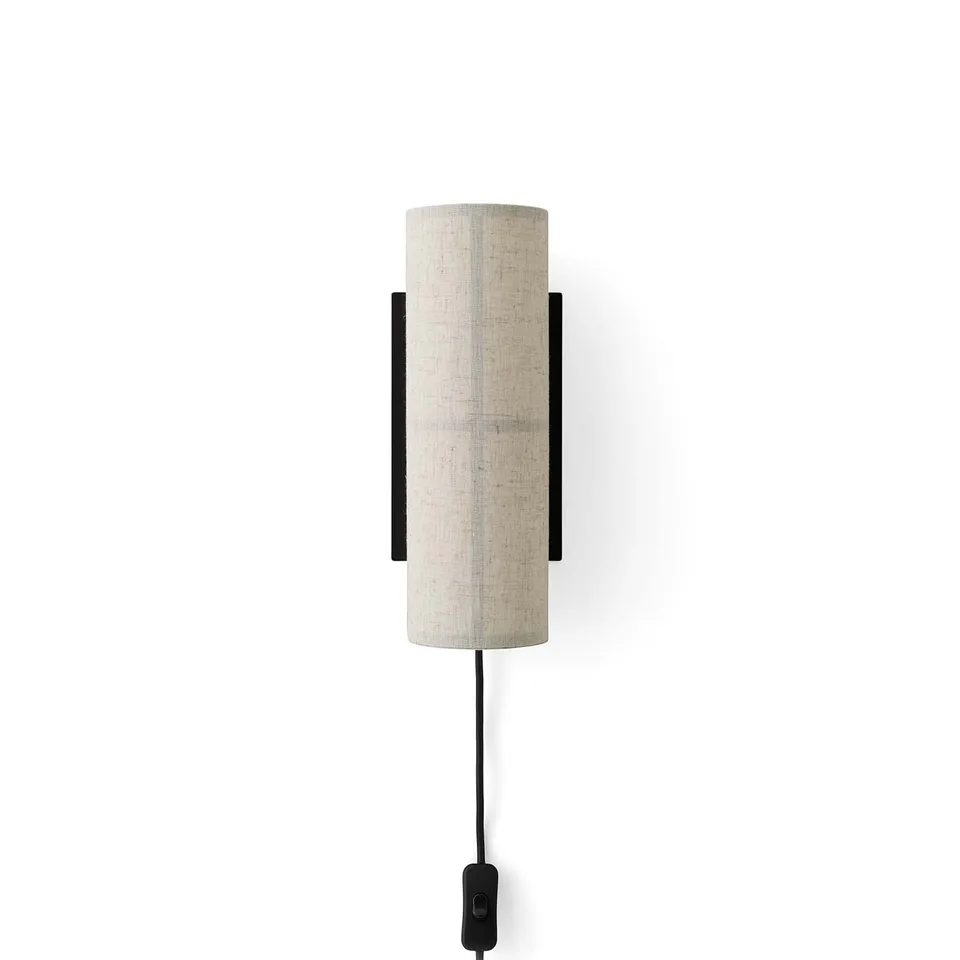 デザイン照明 ウォールランプ「Hashira wall lamp φ10 cm」1灯・ナチュラル(W127mm×H300mm)