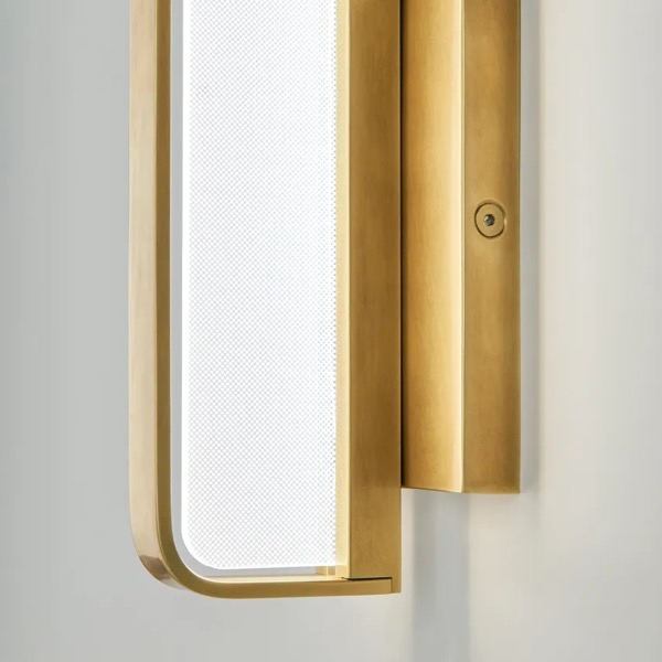 【TECH LIGHTING】アメリカ・ウォールライト「Banda 13 Wall/Bath」ゴールド(W77×D79×H331mm)
