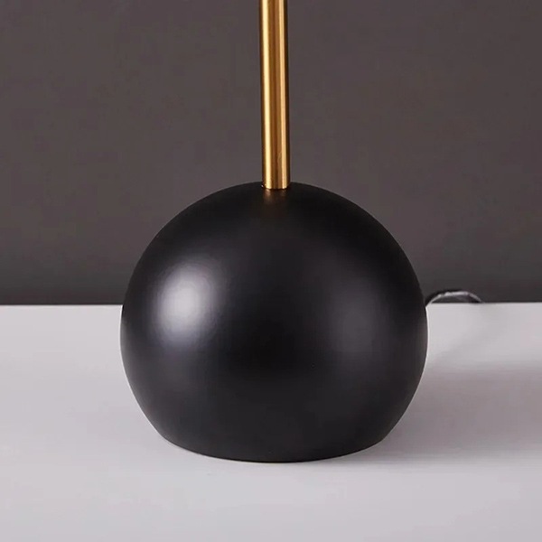 デザイン照明 モダン ファブリックシェード テーブルライト ブラック(W180×H550mm)