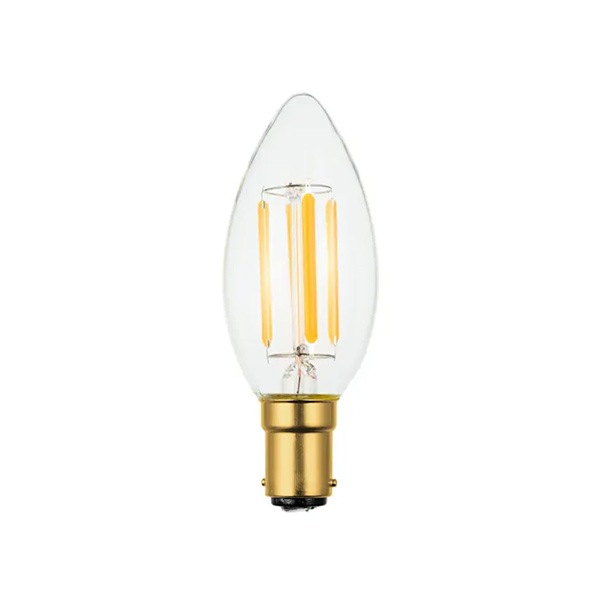 【国内メーカー】【LED SWAN BULB】LED電球「2700 CHANDELIER DC24V」 B15D 3.6W（調光可）※2個からご注文可