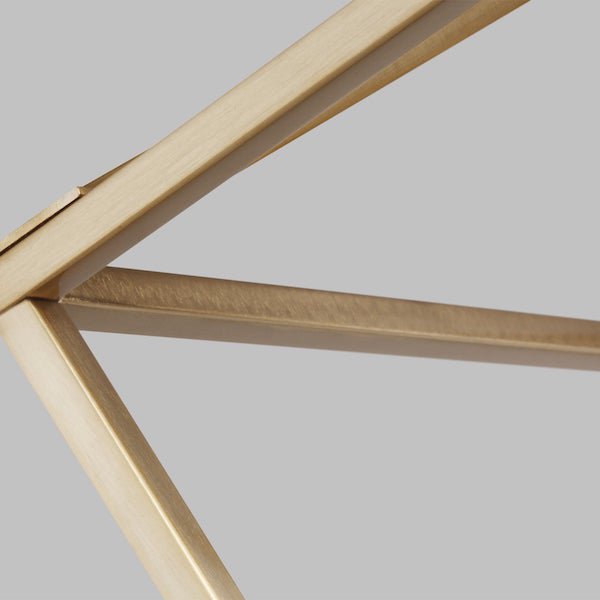 【GENERATION LIGHTING】アメリカ・Sea Gull Collectionペンダントライト「Dianna」4灯 ブラス (W318×D318×H458mm)