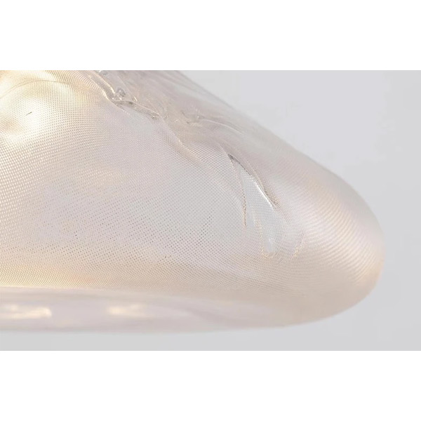 デザイン照明 LED ガラスシェードシーリングライト 3灯（φ300×H1500mm