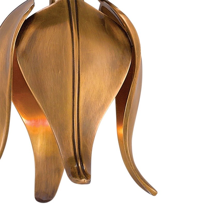 【CURREY】アメリカ・ペンダントライト 1灯「Iota」アンティークゴールド（φ152×H222mm）