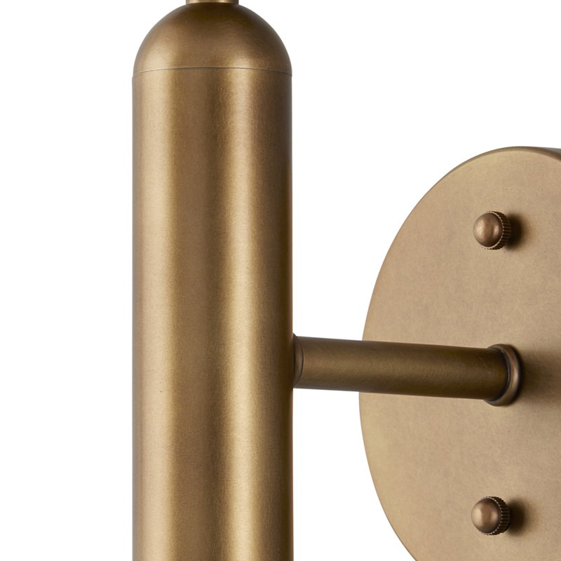 【CURREY】アメリカ・ウォールライト 1灯「Barbican」ゴールド(W165×D190×H430mm)