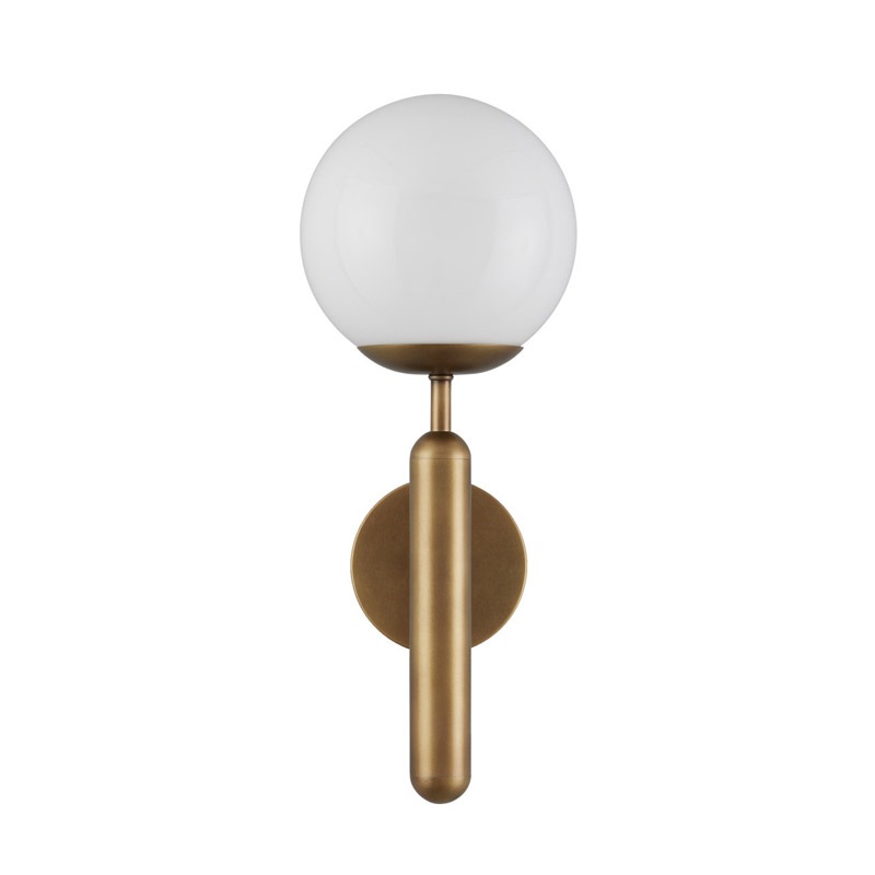 【CURREY】アメリカ・ウォールライト 1灯「Barbican」ゴールド(W165×D190×H430mm)