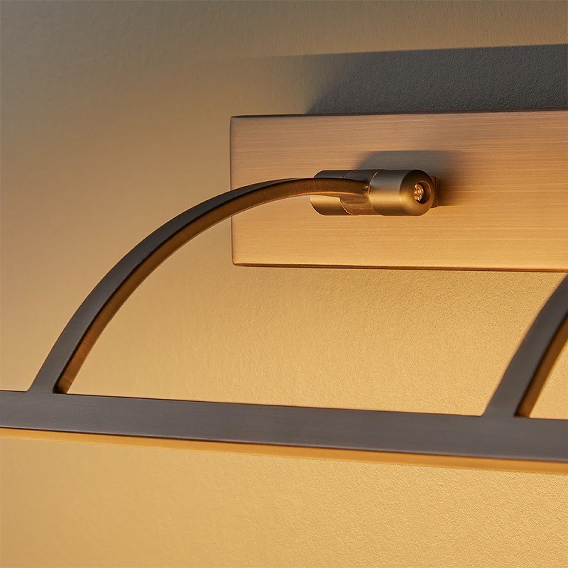 【Pooky】イギリス・デザイン照明「blake-larger」ピクチャーライト ブロンズ（W755×D160mm）