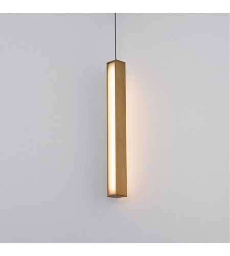 【Modern Forms】アメリカ・デザイン照明「Chaos」LED  エイジドブラス（W50×D50×H660mm）