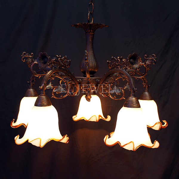 シャンデリア 5灯 (Φ580×H720mm)