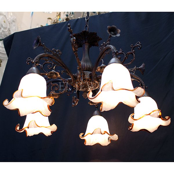 シャンデリア 5灯 (Φ580×H720mm)