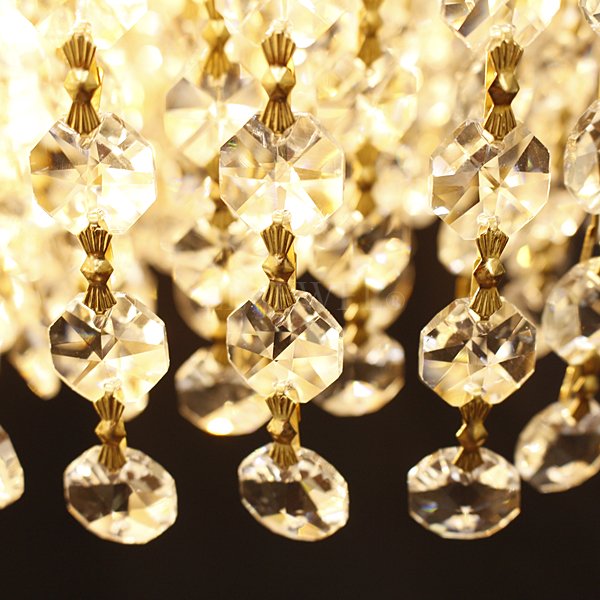 デザインシャンデリア「クラウン」 8灯（W600×H600mm）ゴールド | EL JEWEL