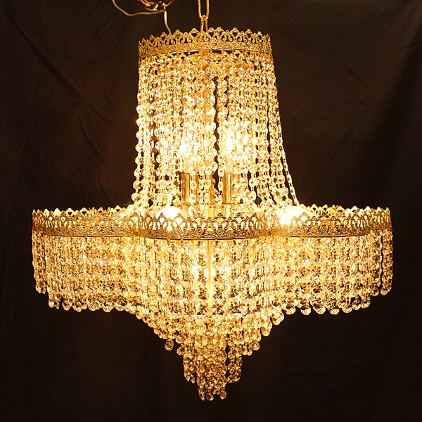 8灯National シャンデリア ・ゴールド 入荷未定】アンティーク調シャンデリア8灯 ゴールド(φ520×H500mm) | EL