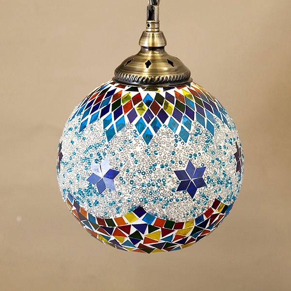 ジョルダン モザイクペンダントランプ(S) 1灯（φ200×H1040mm） | EL JEWEL