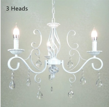 【DMAIKAOTIN】クリスタルシャンデリア 3／5／6灯 ホワイト