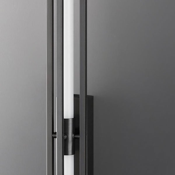 インテリア照明 モダンLEDウォールライト ブラック／ゴールド（W70×H800～1000mm）