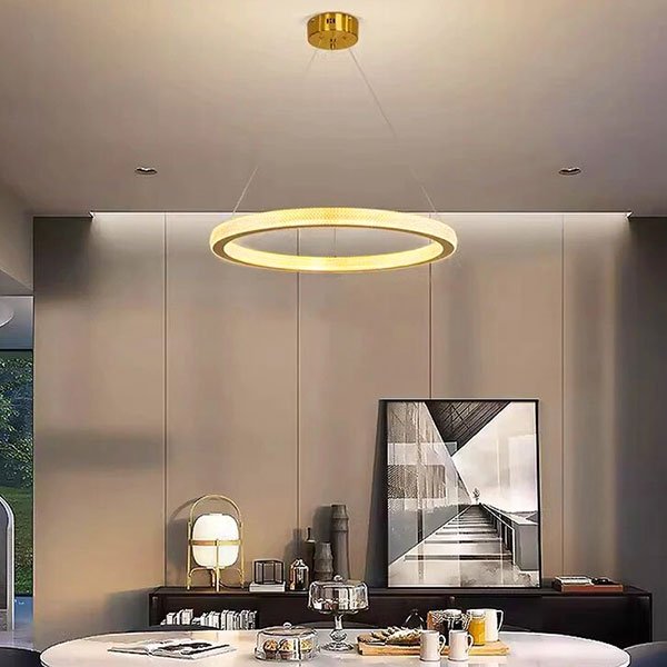 インテリア照明 デザイン照明 フープ型 ゴールド 1～4連（Φ400