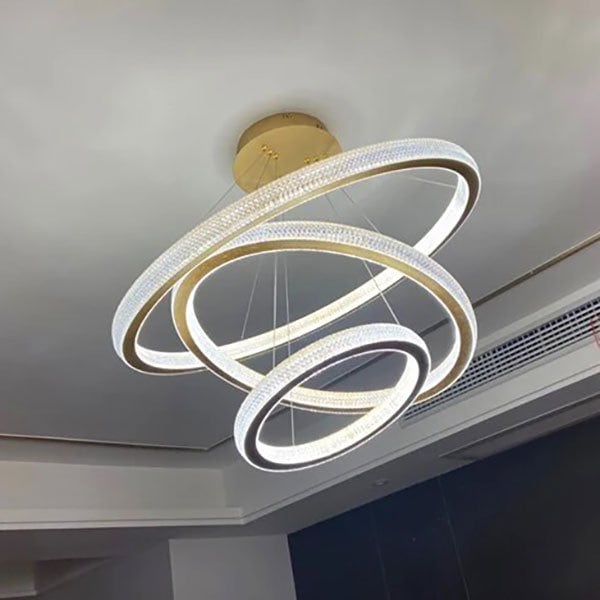 インテリア照明 デザイン照明 フープ型 ゴールド 1～4連（Φ400