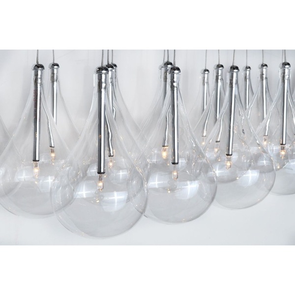 【ET2】アメリカ・シーリングペンダントライト「LARMES LED」9灯（W110×L1470×H420-3570mm）
