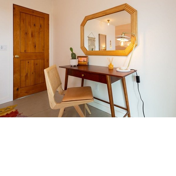 【MITZI】アメリカ・デザインテーブルライト「MILLA」1灯・ゴールド×ホワイト（W285.7×H508.0mm）