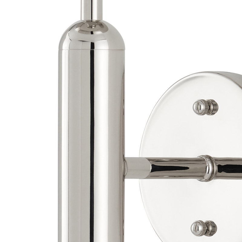 【CURREY】アメリカ・ウォールライト 1灯「Barbican」クローム（W165×D190×H430mm）