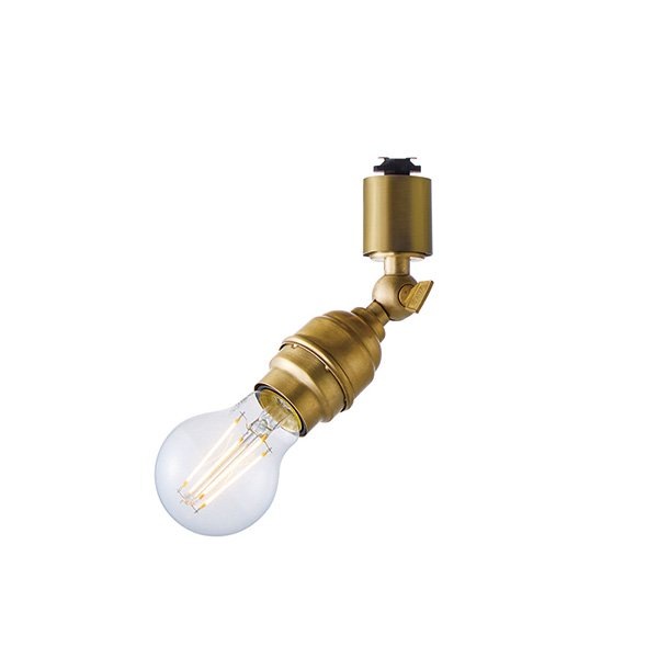 ミニレイトンスポット S「Laiton」1灯・ゴールドorブラック・口金E26※ライティングレール専用