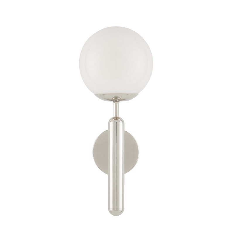 【CURREY】アメリカ・ウォールライト 1灯「Barbican」クローム（W165×D190×H430mm）